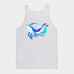 Multicolor Whale Tank Top